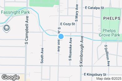 Map image of the property - 1428 S Jefferson Ave