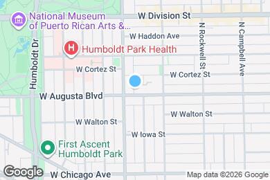Map image of the property - 2742 W Augusta Blvd