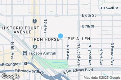 Map image of the property - 616 E 8th St