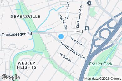 Map image of the property - 322 Walnut Ave