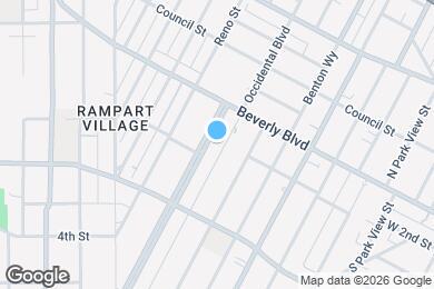 Map image of the property - 140 S Occidental Blvd