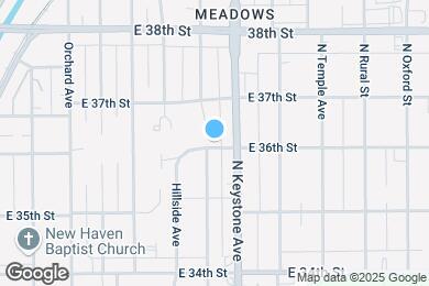 Map image of the property - 2324 E 36th St
