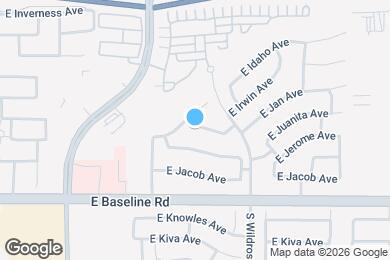 Map image of the property - 1836 S Wesley