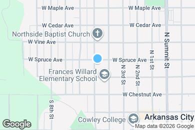 Map image of the property - 324 N 5th St