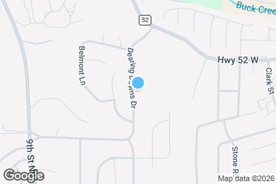 Map image of the property - 1141 Dearing Downs Dr