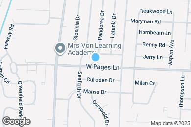 Map image of the property - 6201 W Pages Ln