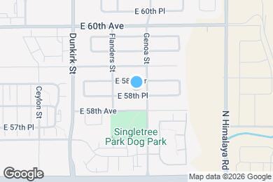 Map image of the property - 19751 E 58th Pl