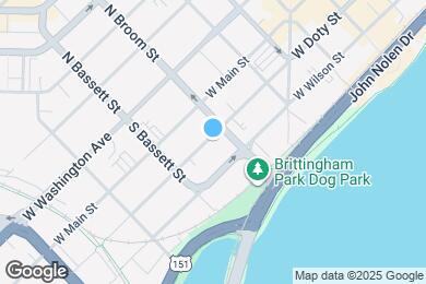 Map image of the property - 411 W Doty St