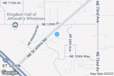 Map image of the property - 10645 NE 66th Ave