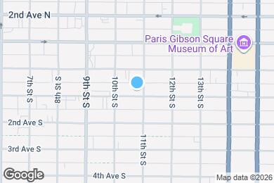 Map image of the property - 1023 1st Ave S