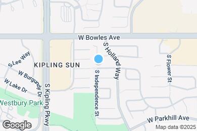 Map image of the property - 9581 W Lake Ave