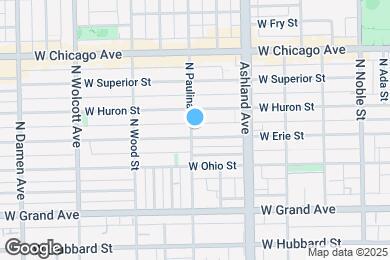 Map image of the property - 1658 W Erie St
