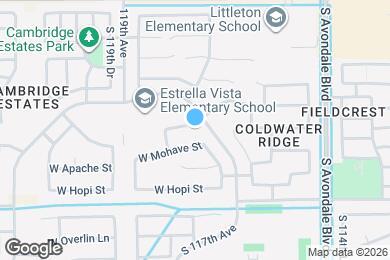Map image of the property - 11755 West Cocopah St