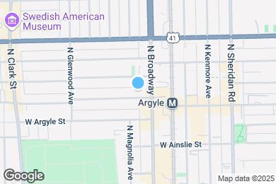 Map image of the property - 1216 W Winnemac Ave