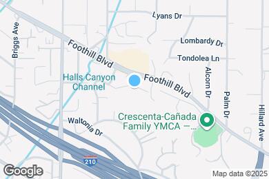Map image of the property - 2128 La Canada Crest Dr