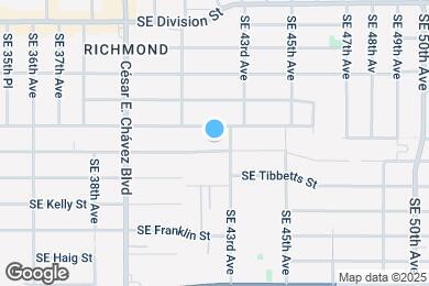 Map image of the property - 4157 SE Brooklyn St