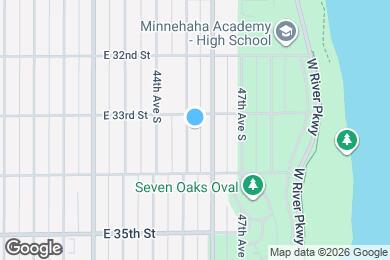 Map image of the property - 3313 45th Ave S