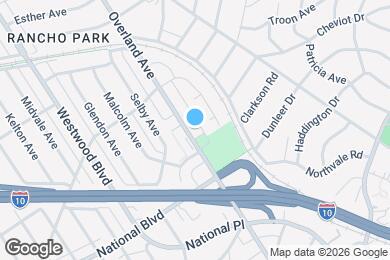 Map image of the property - 2906 Overland Ave