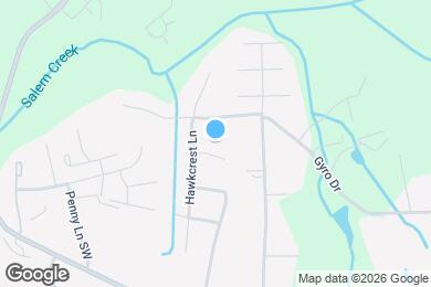 Map image of the property - 1975 Hawkcrest Ct