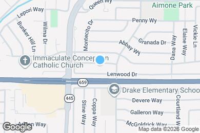 Map image of the property - 535 Gregory Wy