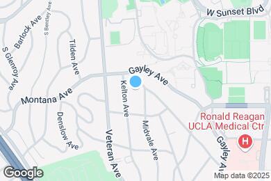 Map image of the property - 433 Midvale - Student Housing at UCLA