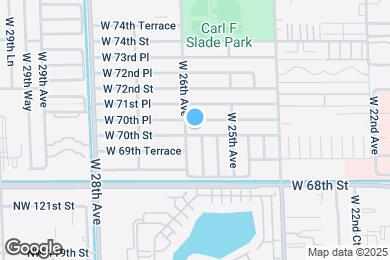 Map image of the property - 2579 W 70th St