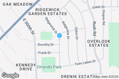 Map image of the property - 17000 Ridgewick Dr