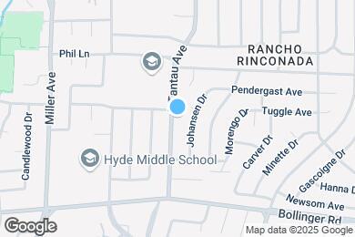 Map image of the property - 10630 S Tantau Ave