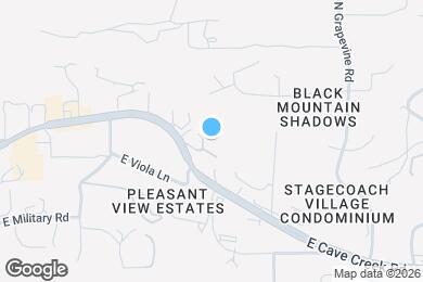 Map image of the property - 6800 E Cave Creek Rd