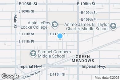 Map image of the property - 351 E 111th Pl