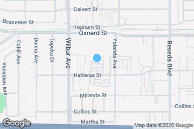 Map image of the property - 18731 Hatteras St