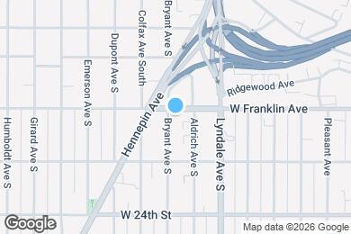 Map image of the property - Bryant Towers