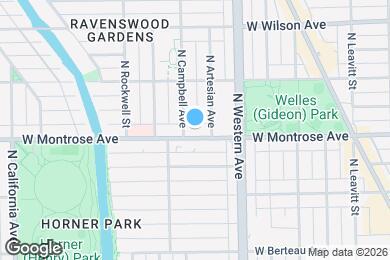 Map image of the property - 2450 W Montrose Ave