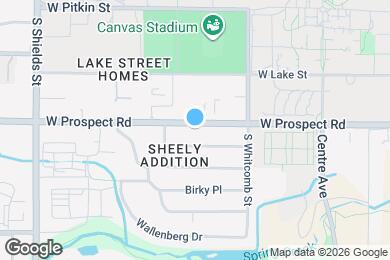 Map image of the property - 711 W Prospect Rd