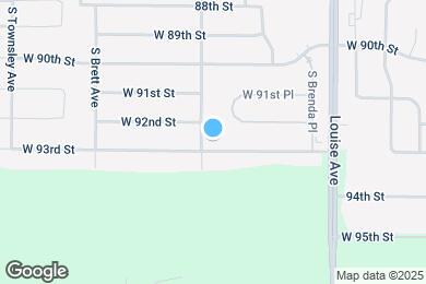 Map image of the property - 3808 W 93rd St