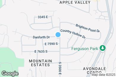 Map image of the property - 7564 S 3500 E
