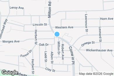 Map image of the property - 3400 Milton Dr