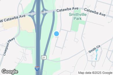 Map image of the property - 19501 S Hill St