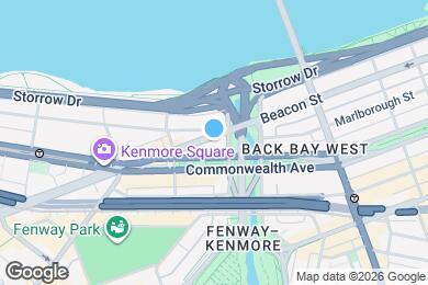 Map image of the property - 591 Beacon St