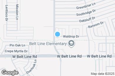 Map image of the property - 1470 Waldrop Dr