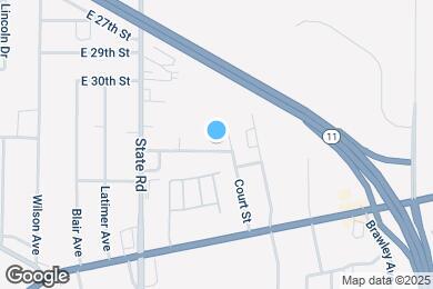 Map image of the property - 2037 E 31st St
