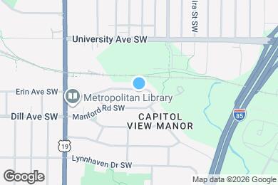 Map image of the property - 482 Erin Ave SW
