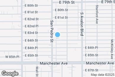 Map image of the property - 321 E 84th St