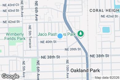 Map image of the property - 901 NE 40th St