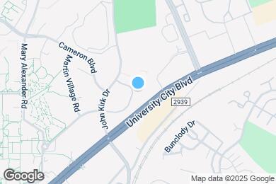 Map image of the property - 9519 University Terrace Dr