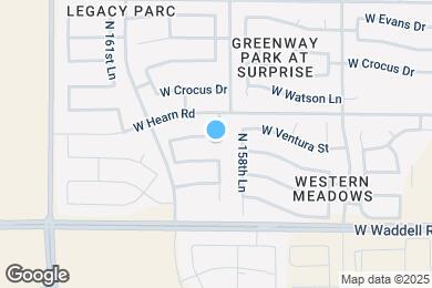 Map image of the property - 15913 W Ventura St