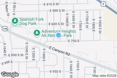 Map image of the property - 734 S 1550 E St
