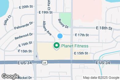 Map image of the property - 1405 E 16th St