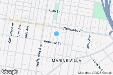 Map image of the property - 3441 Missouri Ave