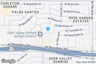 Map image of the property - 20420 N 14th Ln